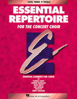 Essential Repertoire for the Concert Choir, Level 3 Treble, Student 1-Pak