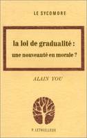 La loi de gradualité : une nouveauté en morale?, fondements théologiques et applications