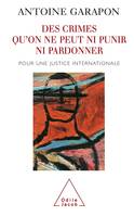 Des crimes qu'on ne peut ni punir ni pardonner, Pour une justice internationale