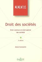 Droit des sociétés, droit commun et droit spécial des sociétés