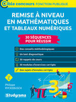 Remise à niveau en mathématiques et tableaux numériques - 30 séquences pour réussir, Catégorie C