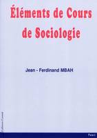 Éléments de cours de sociologie