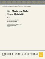 Grand Quintetto, op. 34. clarinet and piano.
