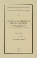 Certificats de pèlerinage d'époque ayyoubide, Contribution à l'histoire de l'idéologie de l'islam au temps des croisades