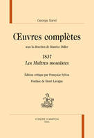 Oeuvres complètes / George Sand, 1837, LES MAITRES MOSAISTES. OEUVRES COMPLETES 1837