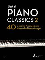 Best of Piano Classics 2, 40 Arrangements classiques. piano.