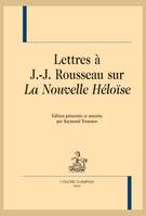 Lettres à J.-J. Rousseau sur 