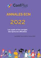 Annales ECN 2022, Le sujets et les corrigés des épreuves officielles