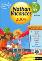 NATHAN VACANCES 2009 DU CP VERS LE CE1 6/7 ANS : TOUT EN UN