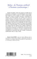 Robot : de l'homme artificiel à l'homme synchronique ?, de l'homme artificiel à l'homme synchronique ?