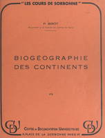 Biogéographie des continents