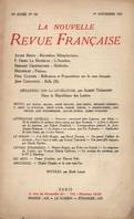 La Nouvelle Revue Française N' 146 (Novembre 1925)