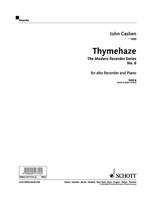 Thymehaze, treble recorder and piano. Partition d'exécution.