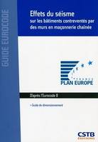 Effets du séisme sur les bâtiments contreventés par les murs en maçonnerie chaînée, Guide de dimensionnement - D'après l'Eurocode 8