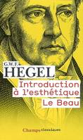 1, Introduction à l'esthétique, Le Beau