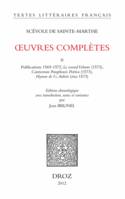 Oeuvres complètes, Tome II. Publications 1569-1572. Le second Volume (1573), Canticorum Paraphrasis Poëtica (1573), Hymne de G. Aubert (circa 1573)