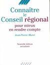 Connaitre le conseil regional, pour mieux en rendre compte