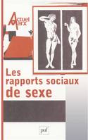 Actuel Marx 2001, n° 30, Les rapports sociaux de sexe