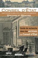 Guide de recherche dans les archives du Conseil d'Etat