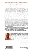 Césaire et le message d'Osiris, L'humanisme de la diversité