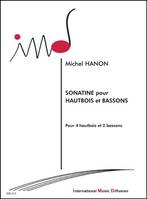 Sonatine pour hautbois et bassons, Pour 4 hautbois et 2 bassons