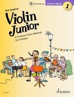 Violin Junior: Concert Book 1, A Creative Violin Method for Children. violin and piano.