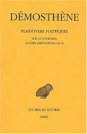 4, Plaidoyers politiques. Tome IV : Sur la couronne - Contre Aristogiton I et II, Tome IV : Sur la couronne. - Contre Aristogiton I et II.