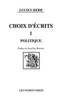 Choix d'écrits, Politique