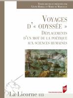 Voyages d’Odysée, Déplacements d’un mot de la poétique aux sciences humaines
