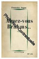 Aimez-Vous Brahms / 1959 / Françoise Sagan / Réf34072, le traitement institutionnel des psychoses déficitaires