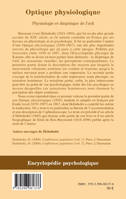 Optique physiologique, Physiologie et dioptrique de l'il - (Tome 1)