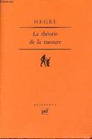 Theorie de la mesure (la)