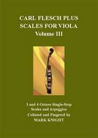 Carl Flesch Plus Vol.3, Scales For Viola