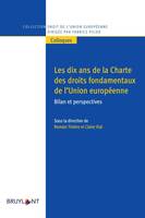 Les dix ans de la Charte des droits fondamentaux de l'Union européenne, Bilan et perspectives