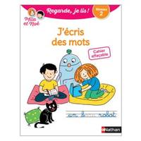 Cahier effaçable J'écris des mots - Niveau 2 avec Mila et Noé