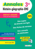 Annales Brevet Histoire-Géographie 3e 2025