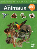 Encyclopédie avec stickers, ENCYCLOPEDIE AVEC STICKERS - LES ANIMAUX (FOND VERT)