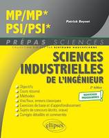 Sciences industrielles de l'ingénieur MP/MP* - PSI/PSI* - Programme 2022