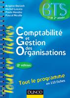 Comptabilité et gestion des organisations - 8e éd. - Tout le programme en 110 fiches, Tout le programme en 110 fiches