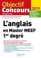 L'anglais en Master MEEF 1er degré