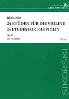 24 Etüden, für die Violine. op. 37.