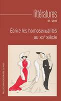 Écrire les homosexualités au XIXe siècle