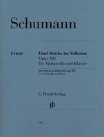 Five Pieces In Folk Style Op.102 - Cello Version, Op 102