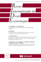 Revue internationale de droit économique, n  3 (2013)