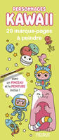 Personnages kawaii : 20 marque-pages a peindre