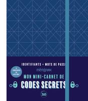 Carnets Pratiques Mémoniak Mini-carnet de codes secrets Mémoniak