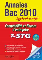 ANNALES BAC 2010 TLE STG COMPTA ENTREPRISE ET FINANCE