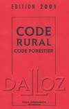 Code rural, code forestier 2001