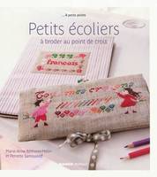 Petits écoliers, à broder au point de croix