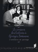 LE COURRIER DES LECTEURS A GEORGES SIMENON